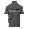 Gioberti Mens Multiple Stripe Polo Shirt - Short Sleeve Yarn Dye - 3 of 3