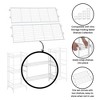 0.75" Set of 2 Extra Storage Shelf Deluxe Metal Extensions - Breighton Home - 4 of 4