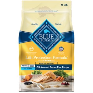 Blue Buffalo Life Protection Formula Natural Adult Small Breed Healthy Weight Dry Dog Food with Chicken and Brown Rice - 1 of 4