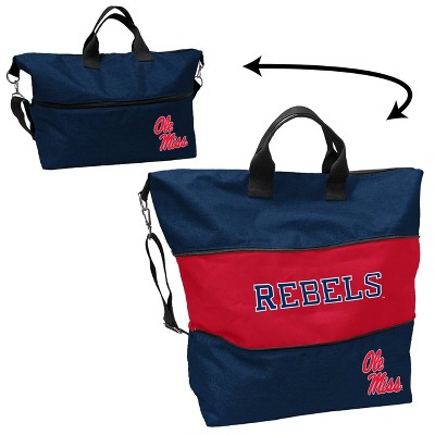 NCAA Ole Miss Rebels Crosshatch Expandable Tote