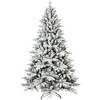 PE&PVC Flocked Christmas Tree, White Christmas Tree, Indoor Outdoor Decoration - 3 of 4