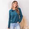 Women's Button-Down Knitted Sweater - Cupshe - 2 of 4