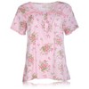 JEFFRICO Pajamas For Women Capri Set Sleepwear Soft Pajamas Short Sleeve Pajama Sleepshirt With Capri Pants - 3 of 4