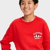 Boys' Home Alone McCallister House Fleece Front and Back Graphic Sweatshirt - Red - 2 of 4