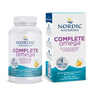 Nordic Naturals Complete Omega Lemon - Support Healthy Skin, Joints & Cognition - 1 of 4