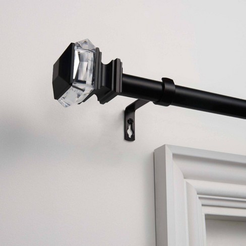 Exclusive Home Marquise 1 Curtain Rod And Coordinating Finial Set