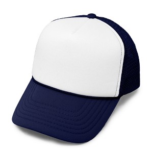 Dalix Youth Childrens Mesh Adjustable Trucker Cap - 1 of 4