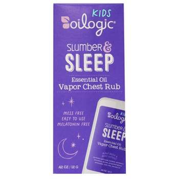 Oilogic Slumber & Sleep Vapor Chest Rub - 0.4 fl oz