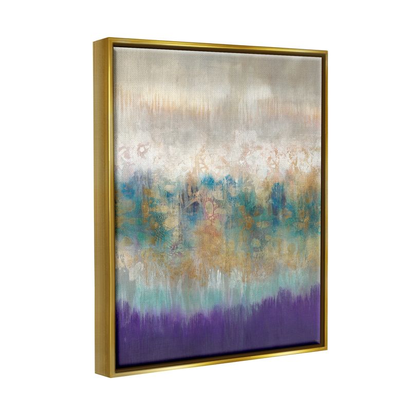 Stupell Industries Elegant Purple Grey Gold Brush Stroke Abstract Painting, 4 of 7