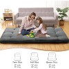 Nasitip Futon Mattress, Japanese Floor Mattress Floor Mat, Foldable Tatami Mattress Roll Up Floor Bed Mattress for House Guest Camping Dorm - 3 of 4