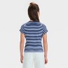 Girls' Short Sleeve Notched Neck Graphic T-Shirt - art class™ - 2 of 3