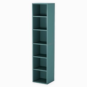 NicBex 6-Tier Modern Cube Bookshelf with Storage Display Shelves Bookcases for Living Room Home Office - 1 of 4