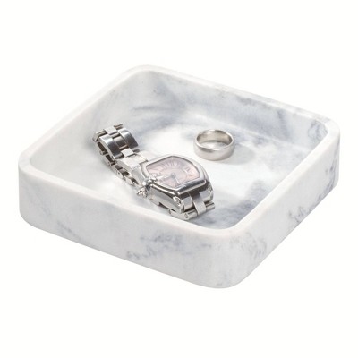 Small Dakota Tray White - iDESIGN