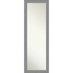 Framed Bathroom Vanity Wall Mirror Brushed Nickel - Amanti Art - 1 of 4