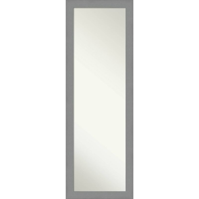 Framed Bathroom Vanity Wall Mirror Brushed Nickel - Amanti Art, 1 of 12