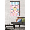 Trends International Hello Kitty and Friends: 24 Ice Cream Parlor - Group Framed Wall Poster Prints - 2 of 4
