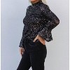 Women's Vip List Sequin Knit Top - PROMESA M - 3 of 4