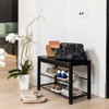 27" Leatherette Entryway 2 Racks Shoe Bench - Danya B. - image 3 of 4