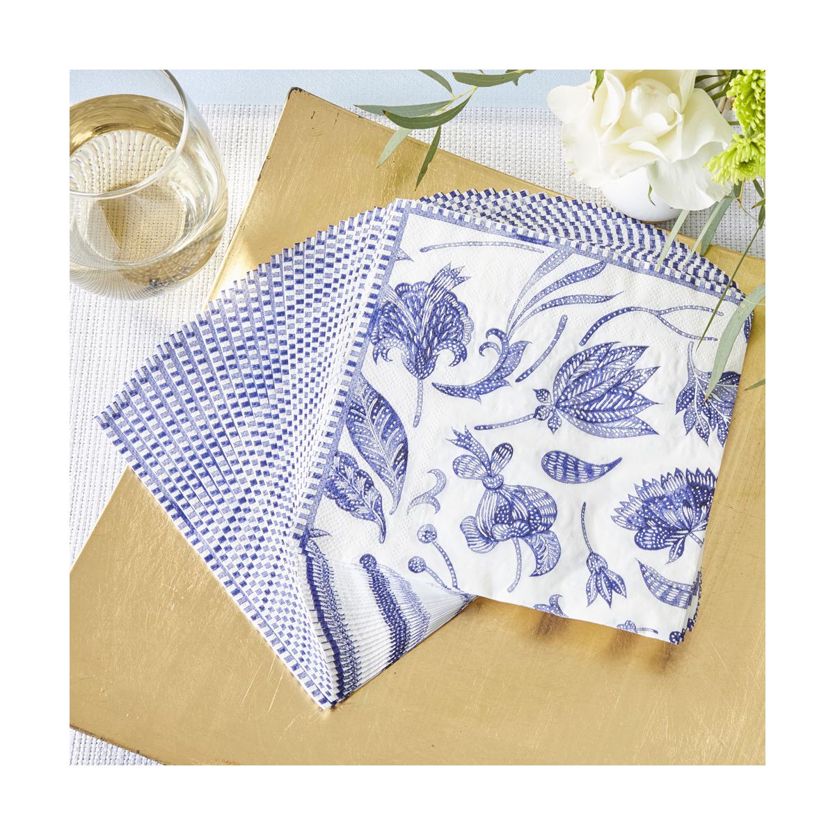 Kate Aspen Blue Willow 62 Piece Party Tableware Set (16 guests) | 00259NA-KIT - thumbnail 3