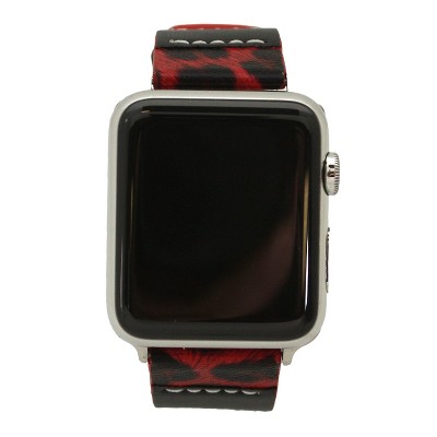 Olivia Pratt Stitched Cheetah Apple Watch Band
