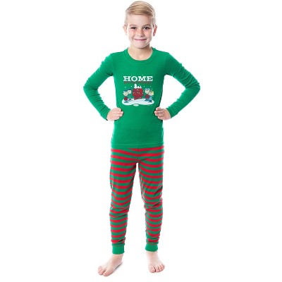 Peanuts Christmas Home For The Holidays 2 Piece Long Sleeve Pajama Set