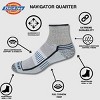 Dickies Men's 6pk Outdoor Navigator Quarter Socks - Gray 6-12: Midweight Knit, Tagless, Solid Pattern - 4 of 4