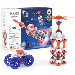 KUB Planet Magnetic Building Set Magnetic Blocks Set 90pc STEM Toy for Kids - 1 of 4