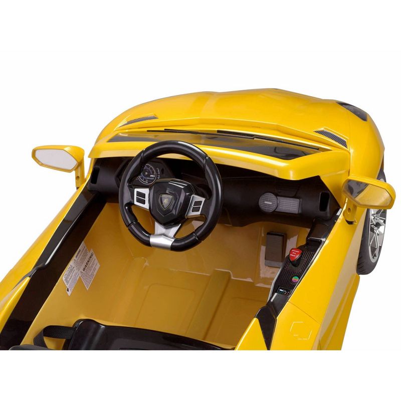 Feber 6V Lamborghini Aventador Powered Ride-On - Yellow, 3 of 8