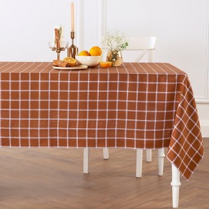 Solino Home Linen Tablecloth | Windowpane - 1 of 4