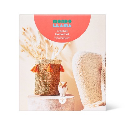 Crochet Rafia Basket Craft Kit  Elevated - Mondo Llama™