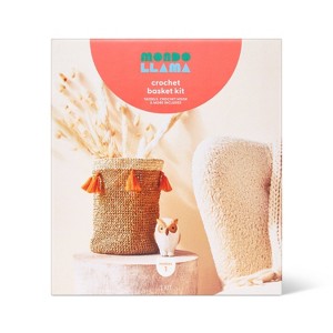 Crochet Rafia Basket Craft Kit  Elevated - Mondo Llama™ - 1 of 4