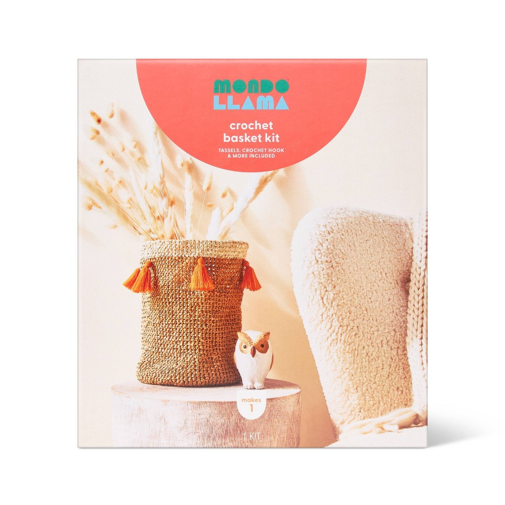 Crochet Rafia Basket Craft Kit Elevated - Mondo Llama™