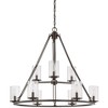 Quoizel Lighting Buchanan 9 - Light Chandelier in  Western Bronze - 2 of 4