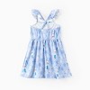 PATPAT Disney Princess Rapunzel Ariel Moana Belle Toddler Girl Dress Ruffle Sleeve Crossback Strap Birthday Summer Sundress 2-6 Y - 2 of 4
