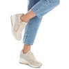 Xti Women's Wedge Sneakers airsole with side zipper 142573 - 2 of 4
