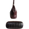 AmeriLeather Colton Leather Shoulder Bag – Top Grain, Woven Pocket, Dual Straps, Bonus Coin Purse, 17.5" Spacious Tote - 4 of 4