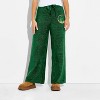 Wicked x Katie Kime Women's Graphic Sweater Pants - Emerald Green - 2 of 3