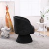 KTMBDW Swivel Accent Barrel Chairs with Removable Headrest, Chaise Lounge Indoor with Neck Support Pillow, Swivel Chairs for Living Room - 3 of 4