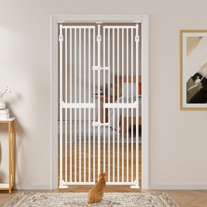 unipaws Upgraded Extra Tall Cat Gate - 1 of 4