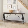 MAYEERTY 70.9" Wood Console Table, Farmhouse Sofa Table Entryway Table - 2 of 4