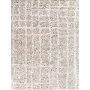 Balta Rugs Odele Abstract Medium Plush Shag Area Rug Taupe - 1 of 4