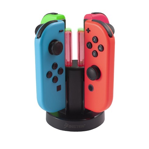 Insten 4 In 1 Charging Dock For Nintendo Switch & Oled Model Joy Con  Controller Charger Station With Led Indicator & Usb Cable : Target