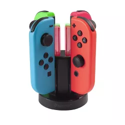 Insten 4-in-1 Charger for Nintendo Switch & OLED Model Joycon Controller, Charging Station, Dock & Stand Joy Cons Accessories