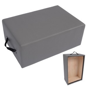 Professional Pilates Reformer Sitting Box,Reformer Box for Home & Studio Use, Portable Pilates Reformer Accessory for Step Training, Seated Workouts - 1 of 4