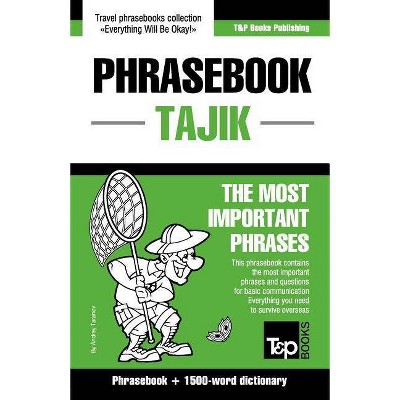 English-Tajik phrasebook and 1500-word dictionary - (American English Collection) by  Andrey Taranov (Paperback)