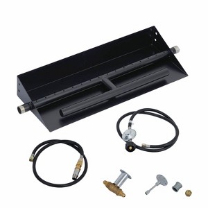 Drop-in Fire Pit Burner Kit,Rectangular Fire Pit Burner with Spark Ignition Kit for Propane & Natural Gas, Fire Pit Insert - 1 of 4
