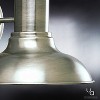 Urban Ambiance Luxury Luxe Industrial Chic Outdoor Wall Light,  10"H x 8.125"W,  Aged Nickel Finish, UHP1022 - 4 of 4