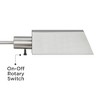 Regency Hill Industrial Adjustable Swing Arm Pharmacy Floor Lamp with USB Charging Port 54" Tall Brushed Nickel for Living Room - 4 of 4