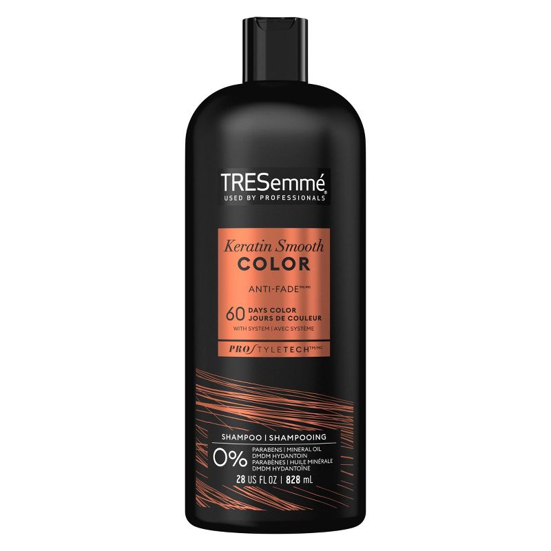 Tresemme Cruelty-Free Keratin Smooth Color Sulfate-Free Shampoo for Color-Treated Hair Formulated With Anti-Fade Technology - 28oz, 3 of 8