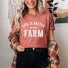 Simply Sage Market Women's Life Is Better On The Farm Short Sleeve Graphic Tee - 2 of 3